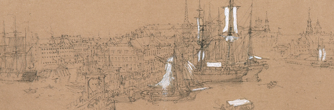 Anton Melbye Zeichnung Copenhagen
